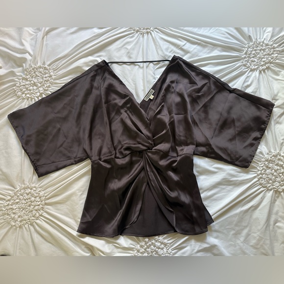 Pleione Dark Brown Blouse - Picture 1 of 3